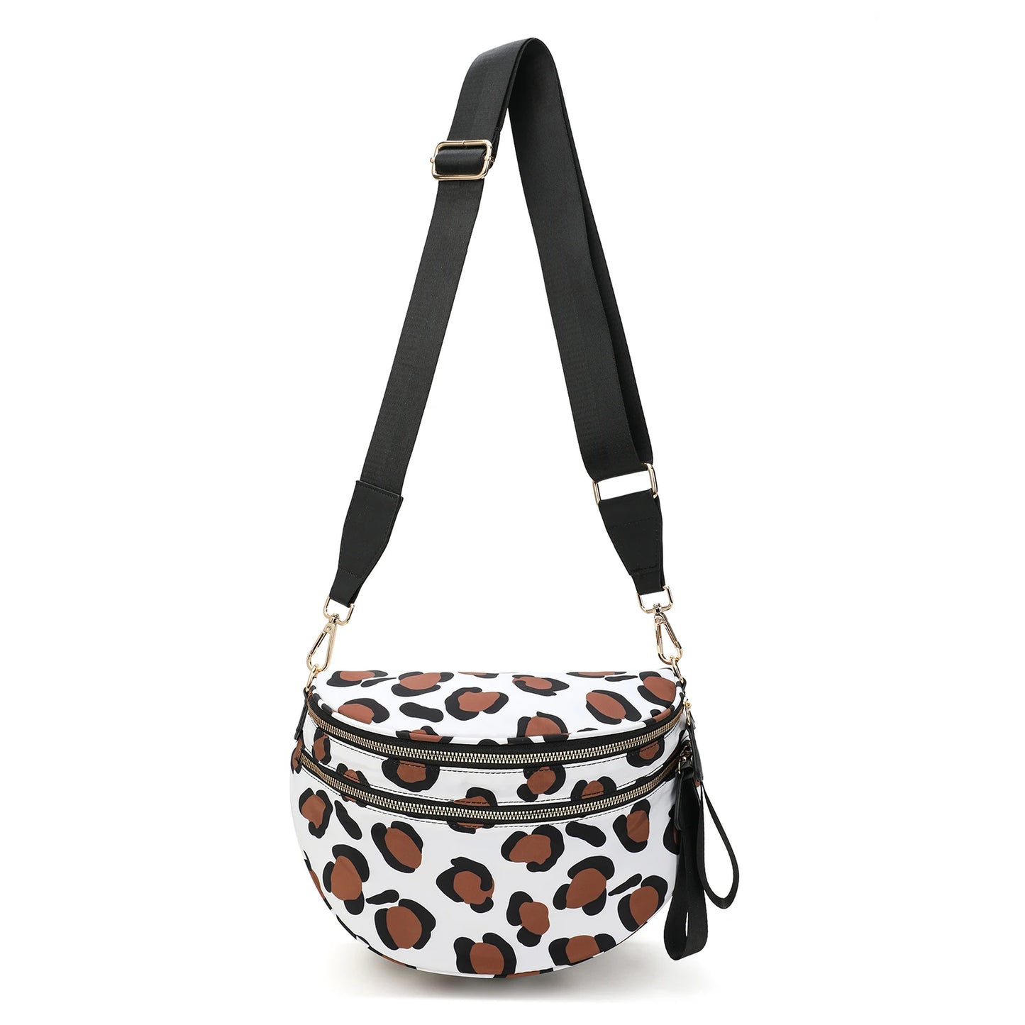 VYXELLE Checkered Crossbody Bag - Adjustable Fanny Pack