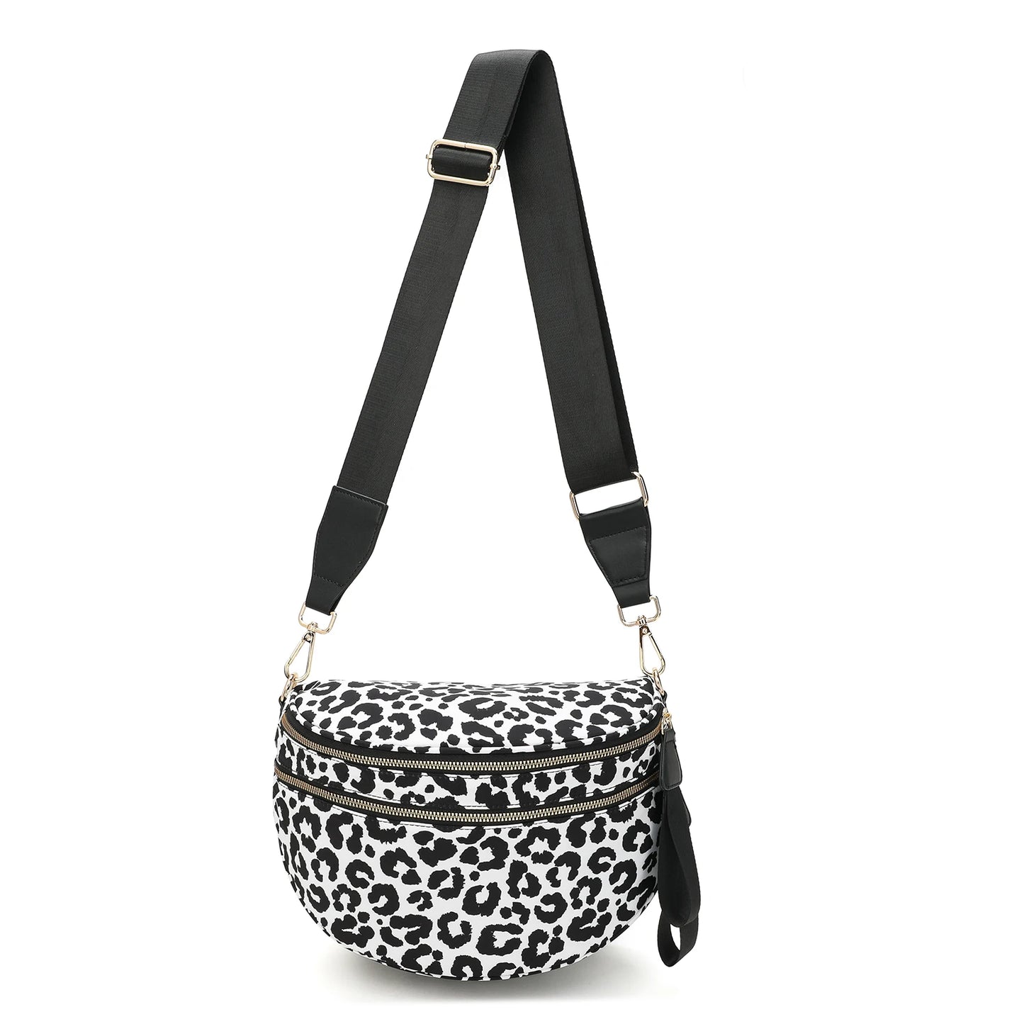 VYXELLE Checkered Crossbody Bag - Adjustable Fanny Pack