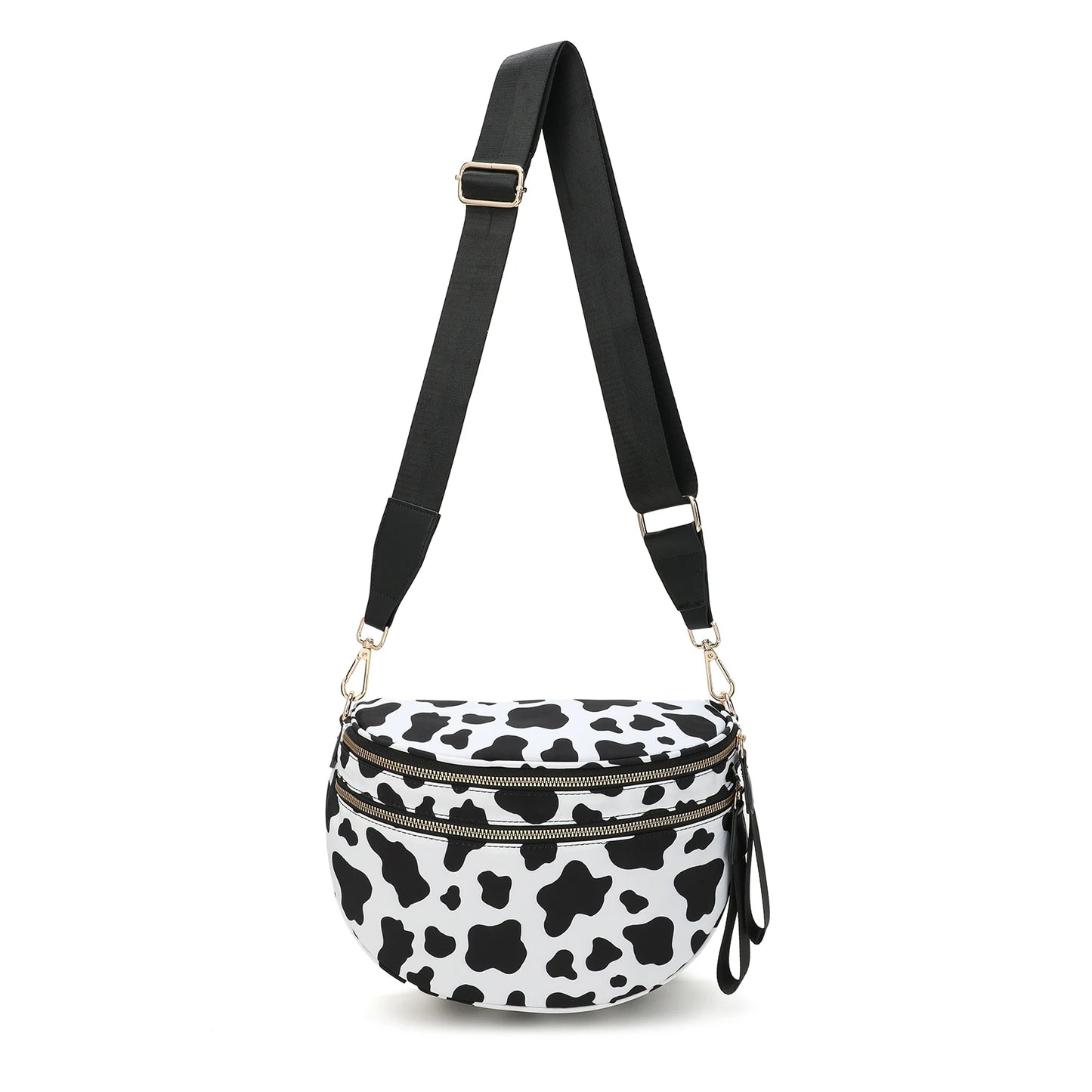 VYXELLE Checkered Crossbody Bag - Adjustable Fanny Pack