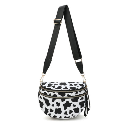 VYXELLE Checkered Crossbody Bag - Adjustable Fanny Pack