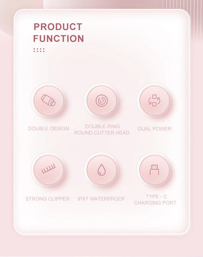 Two in One Electric Painless Women's Trimmer