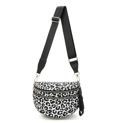VYXELLE Checkered Crossbody Bag - Adjustable Fanny Pack